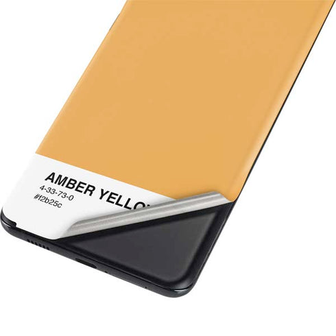 Amber Yellow Galaxy S21 Ultra 5G Skin